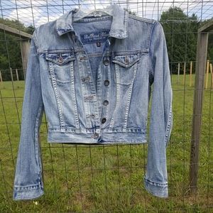 Bullhead Black lightweight denim jacket M